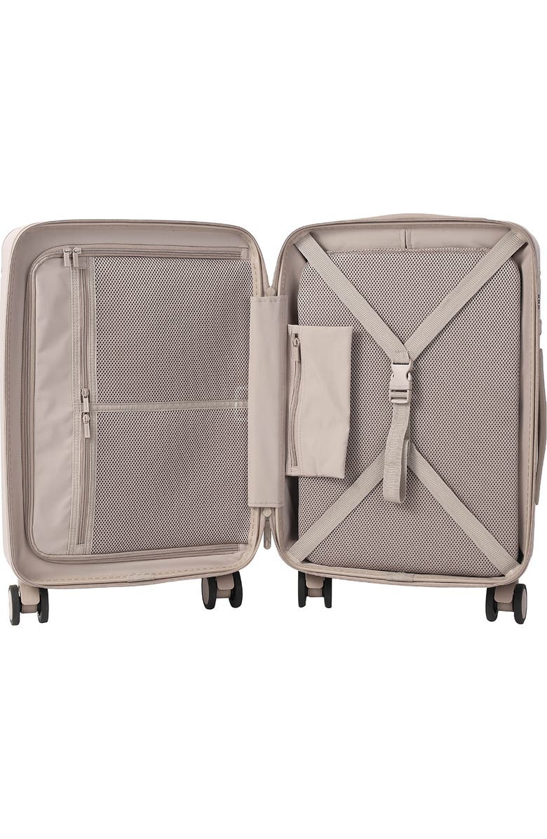 Hedgren Nostos Matte Spinner Carry-On, Alternate, color, Sahara