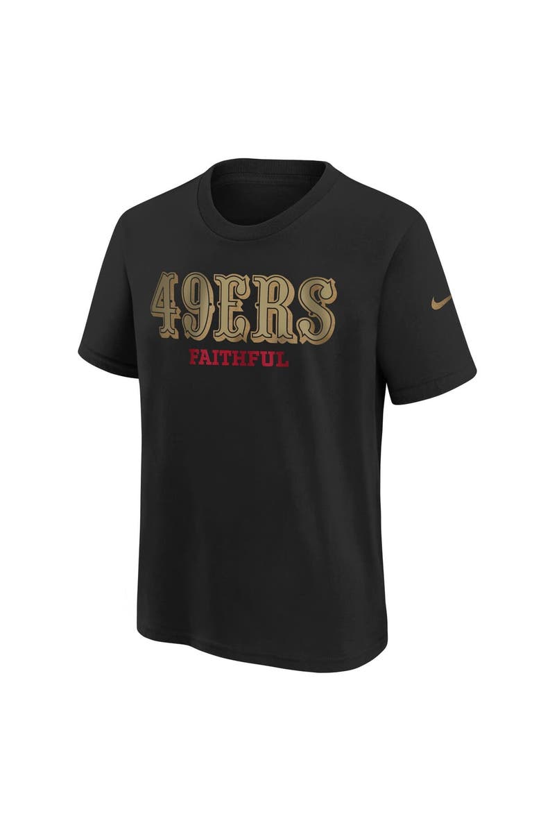 Nike Youth Nike Black San Francisco 49ers 2025 Rivalries Collection T-Shirt, Alternate, color, Black