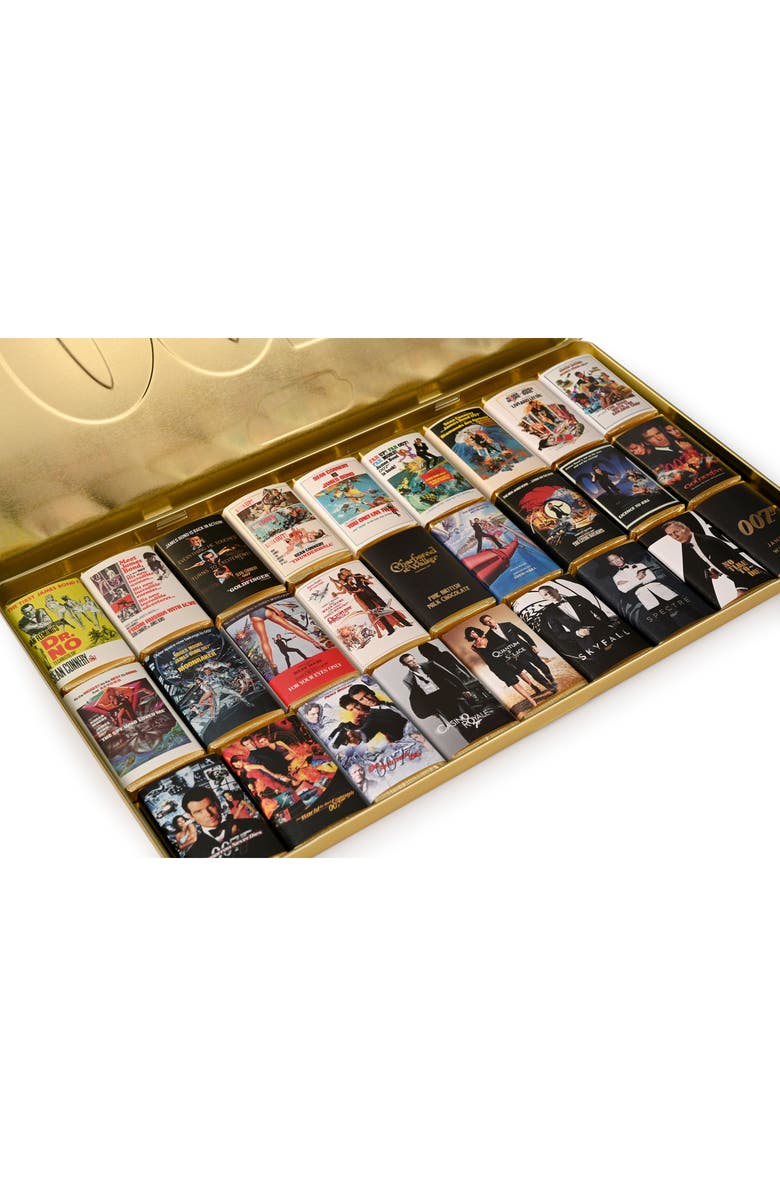 Charbonnel et Walker James Bond 007 Dry Mini Chocolate Bar Collectors Tin, Alternate, color, 