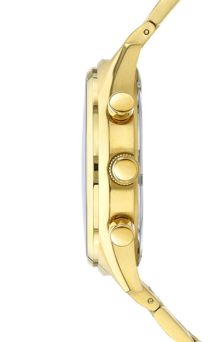 PORSAMO BLEU Charlie Multifunction Bracelet Strap Watch, 45mm, Alternate, color, Gold