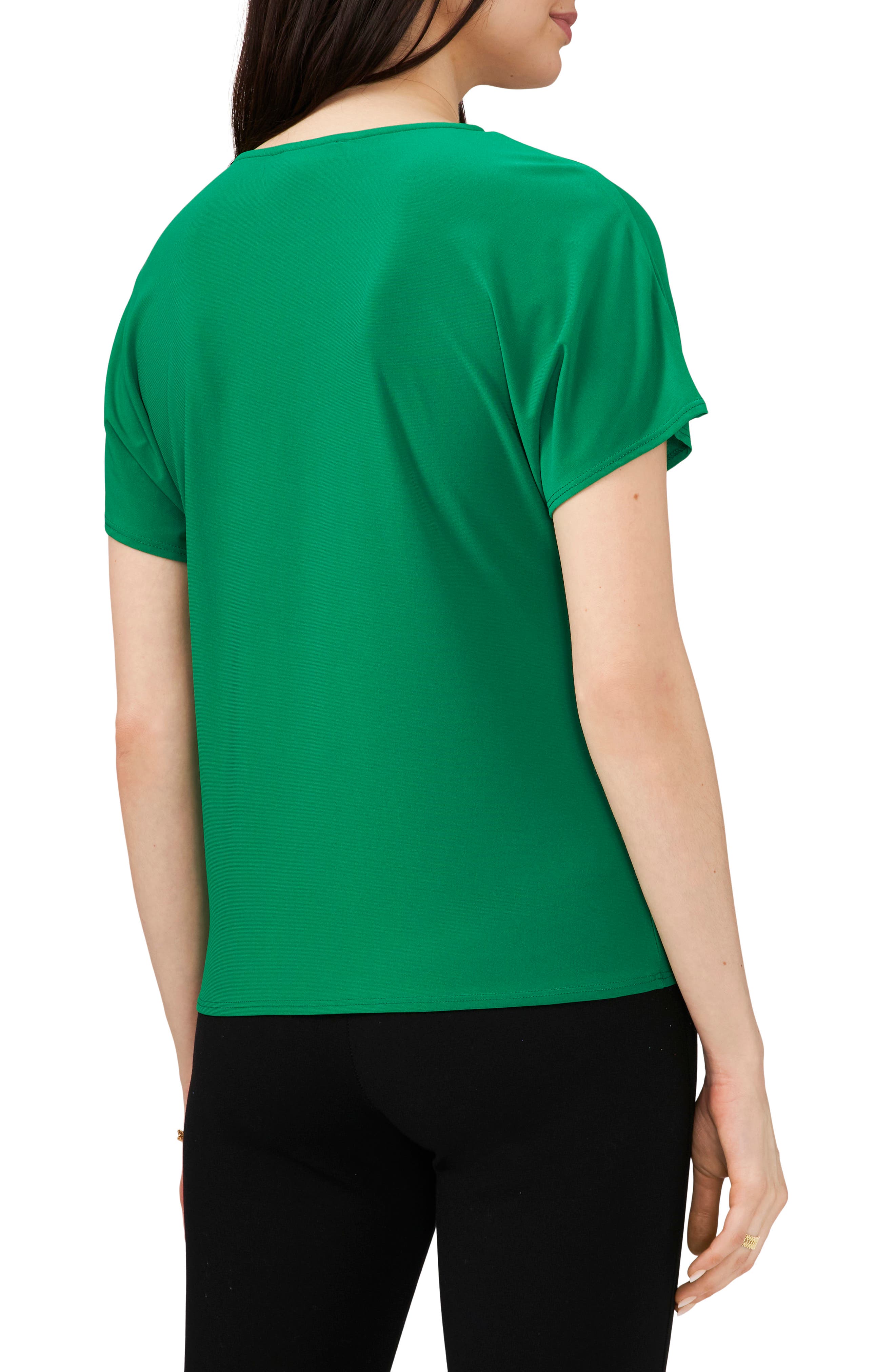 V-Neck Tie Front Top - image 2