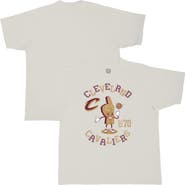 Stadium Essentials Men's Stadium Essentials Cream Cleveland Cavaliers Number One Oversized T-Shirt