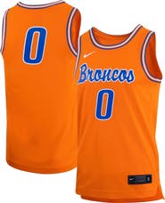 Nike Men's Nike #0 Orange Boise State Broncos Retro Replica Basketball Jersey