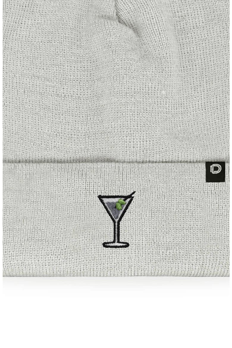 Martini Beanie Cap, Alternate, color, Light Gray