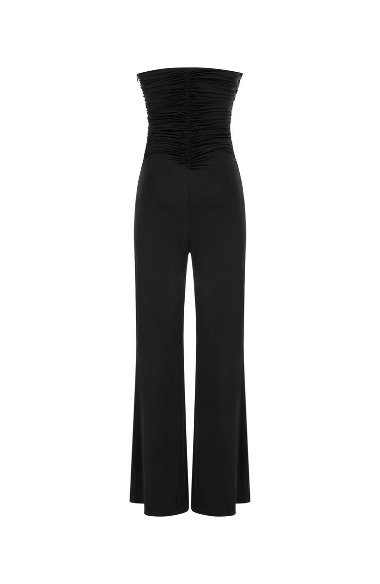 Nocturne Strapless Draped Jumpsuit, Alternate, color, 