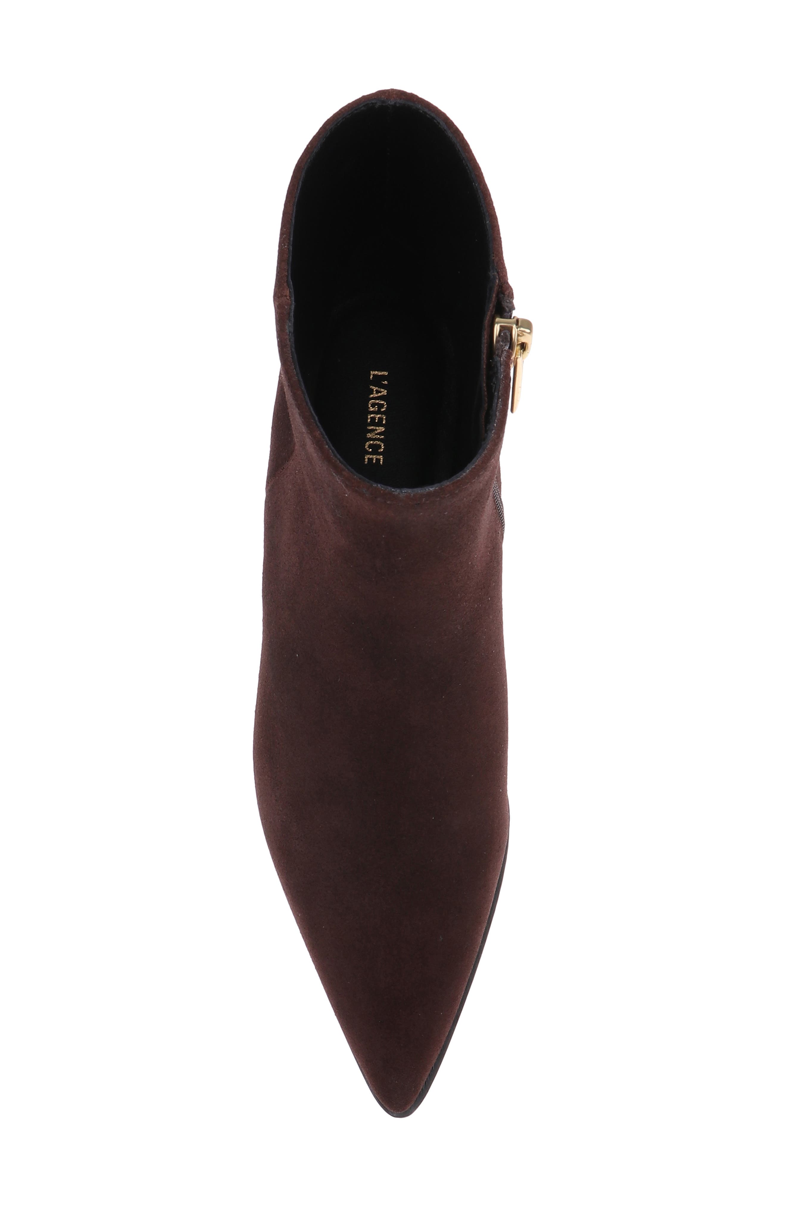 Vesey Pointed Toe Bootie, Alternate, color, MAHOGANY