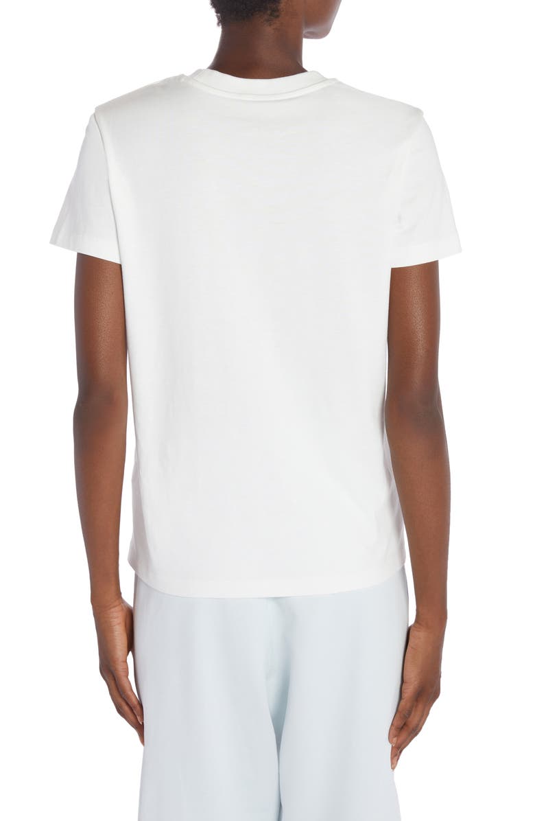 Moncler Embroidered Logo Cotton Crewneck T-Shirt, Alternate, color, 