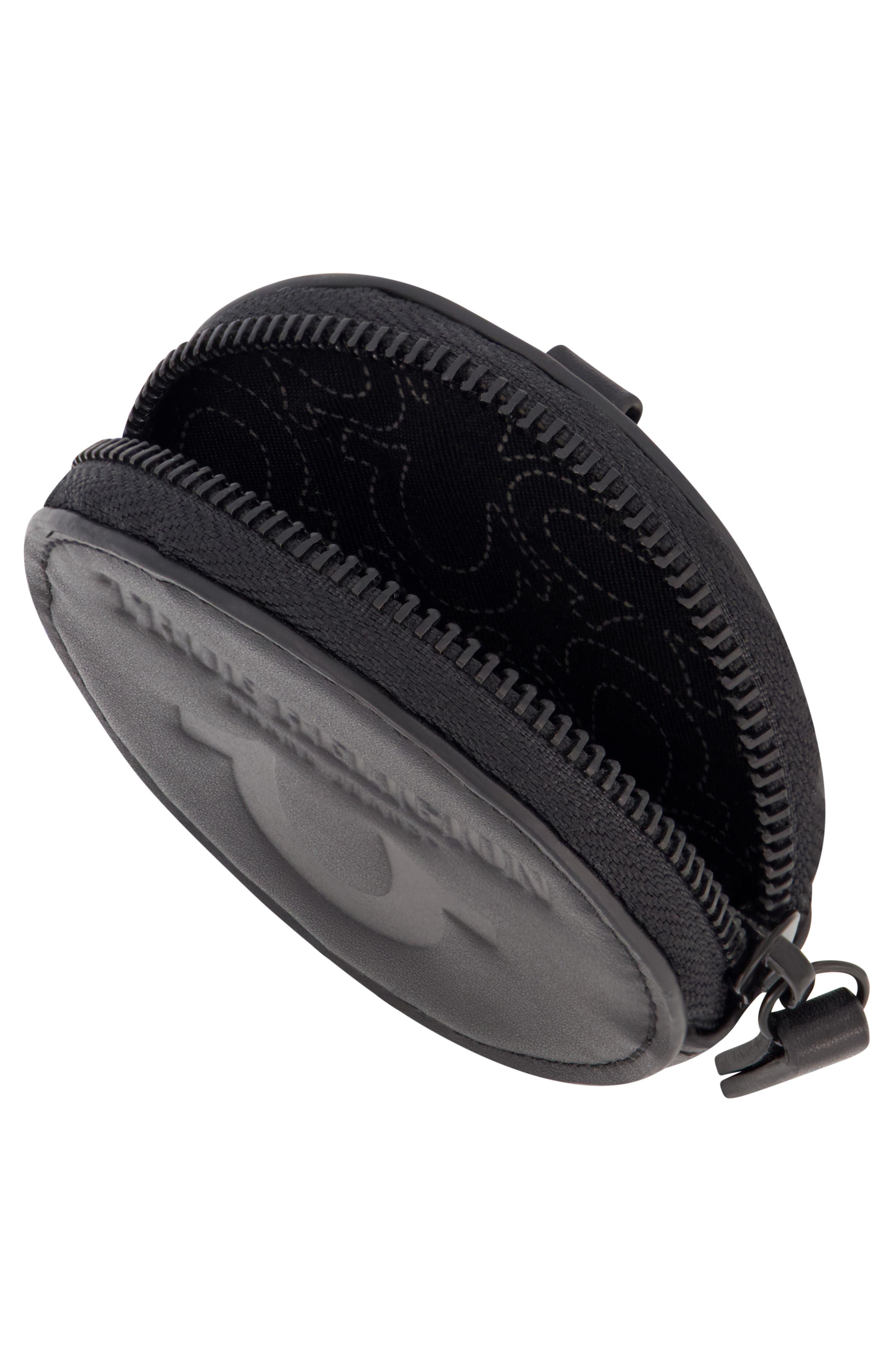 Mini Crescent Hobo, Alternate, color, BLACK