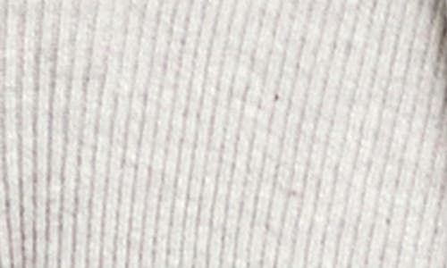 Karen Kane Rib Draped Open Front Cardigan In Gray