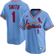 Nike Men's Nike Ozzie Smith Blue St. Louis Cardinals Throwback Cooperstown Collection Limited Jersey