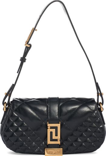 ショルダーバッグ・ポシェット Versace Borsa Mini Greca Goddess Greca Goddess Mini Bag Black,Gold | VERSACE US
