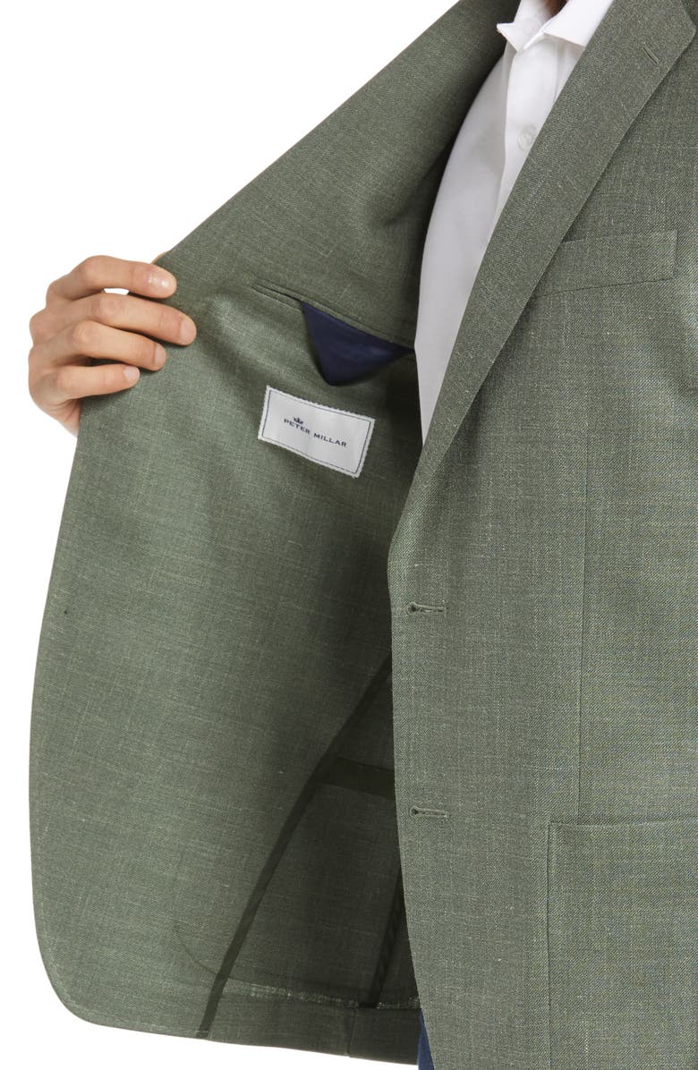 Peter Millar Tailored Fit Wool, Silk & Linen Sport Coat, Alternate, color, 