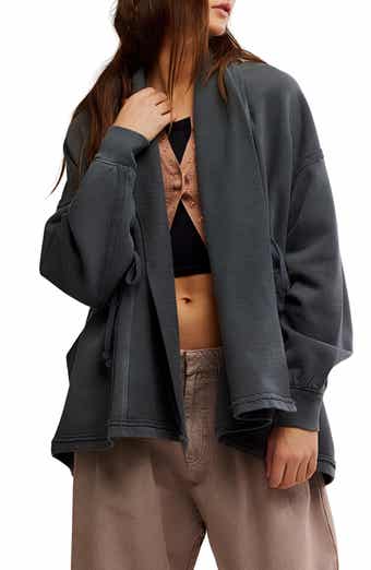 Free People Boothbay Longline Cotton Jacket
