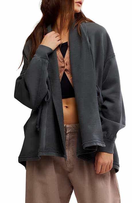 Free People Boothbay Longline Cotton Jacket