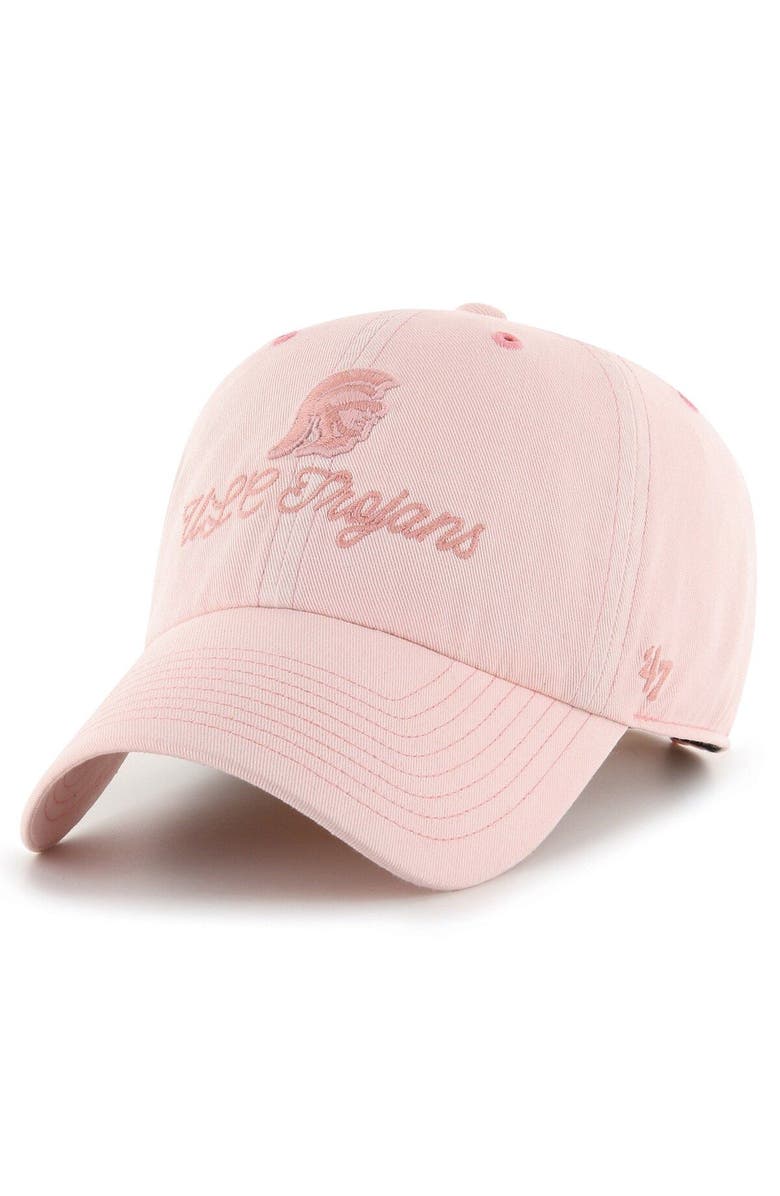 '47 Women's '47 Pink USC Trojans Haze Clean Up Adjustable Hat, Main, color, 