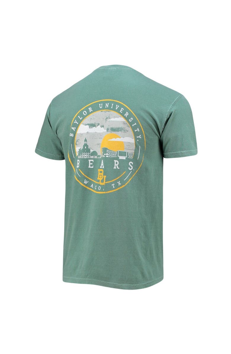 IMAGE ONE Men's Green Baylor Bears Circle Campus Scene T-Shirt, Alternate, color, 