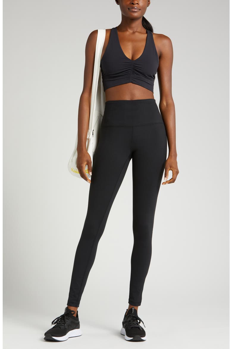Live In High Waist Leggings, Alternate, color, BLACK