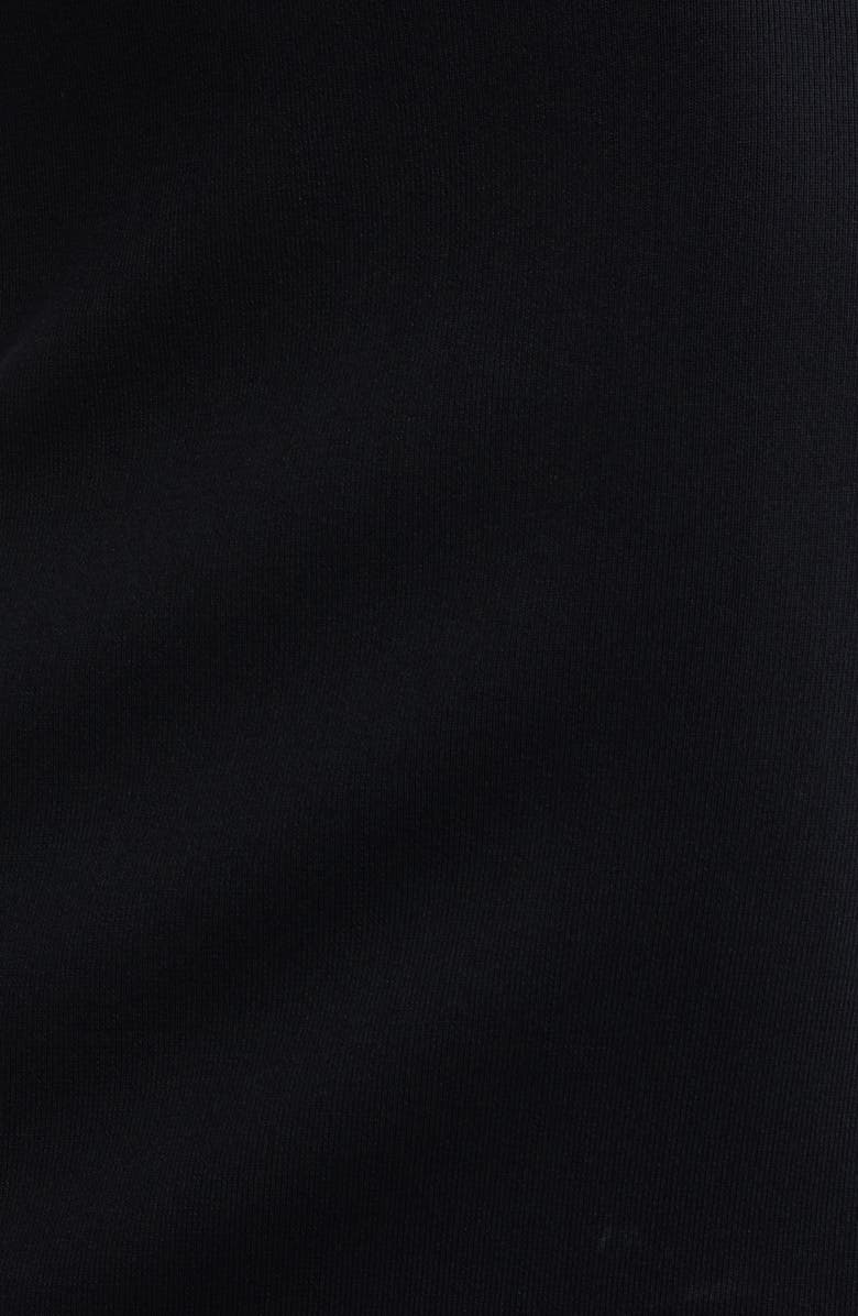 Elie Tahari Roma Fringe Hem Long Sleeve Body-Con Dress, Alternate, color, Noir