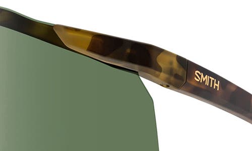 Smith Defy 135mm Chromapop™ Polarized Shield Sunglasses In Green