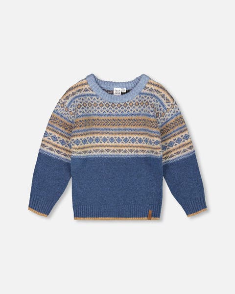 Norwegian Jacquard Knit Sweater (Little Kid & Big Kid)
