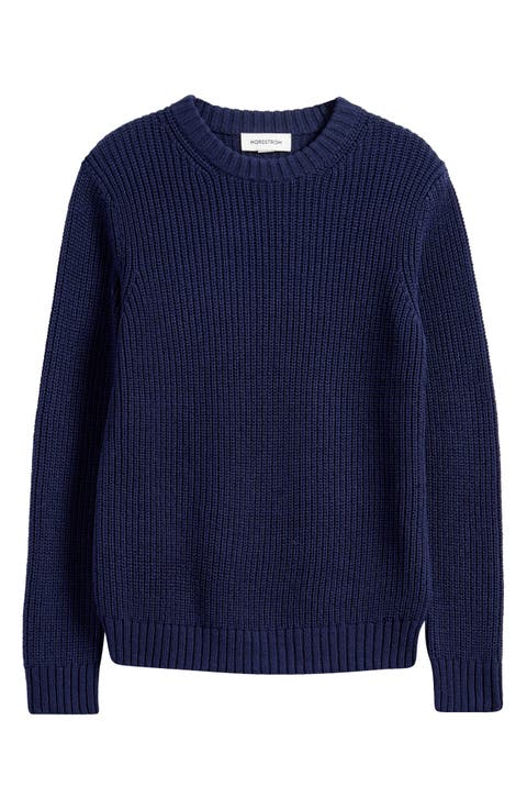 Deux Par Deux Color Block Cable Sweater Grey Deux Par Deux Color Block Cable Sweater Grey