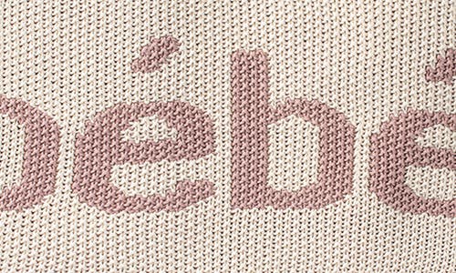 Domani Home Bébé Cotton Blanket In Ivory/blush