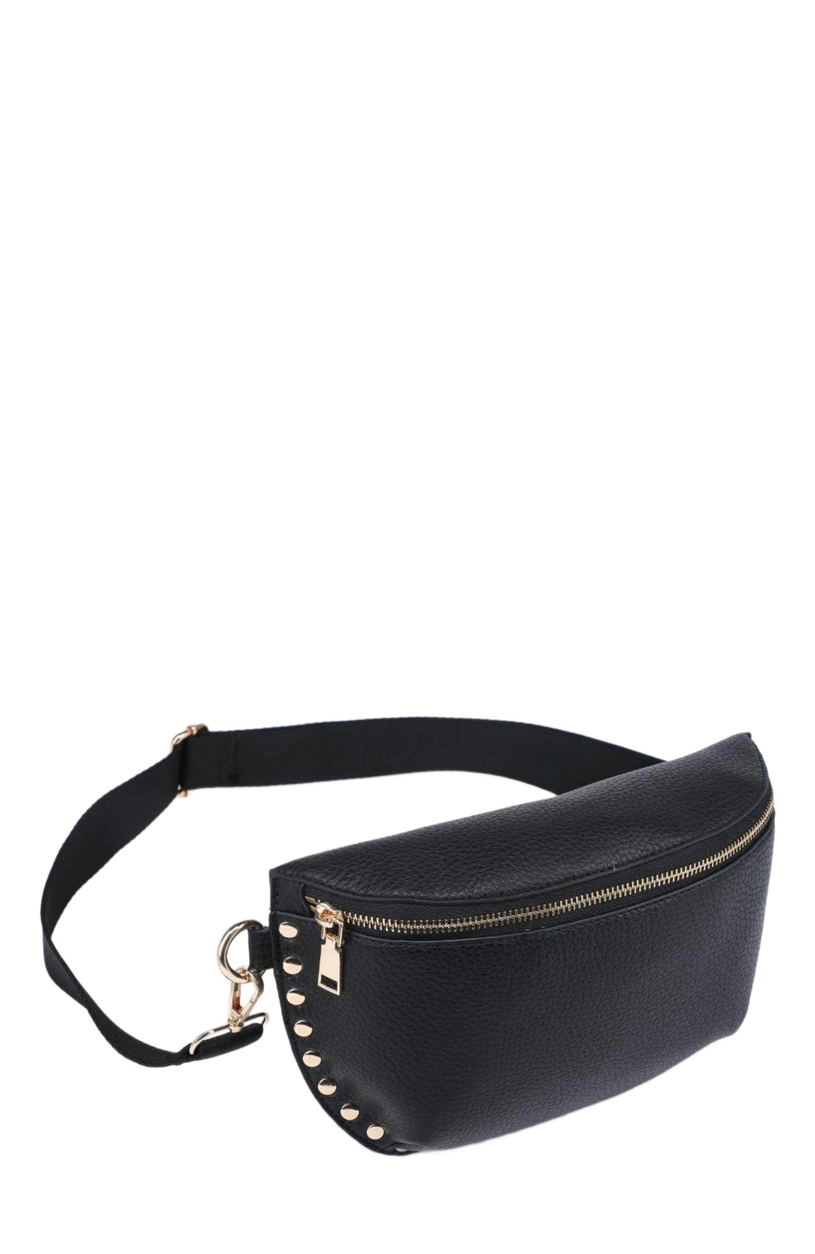 MODA LUXE Gizelle Belt Bag, Alternate, color, Black