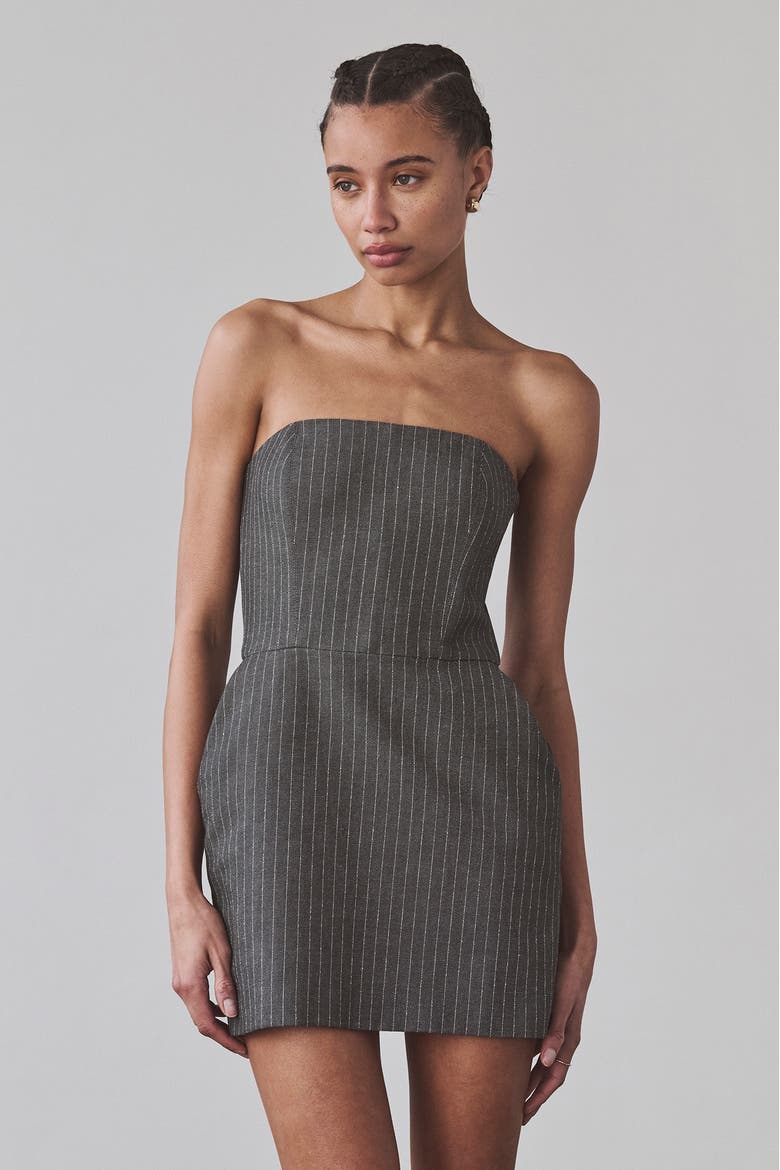 Benita Mini Dress, Main, color, Grey