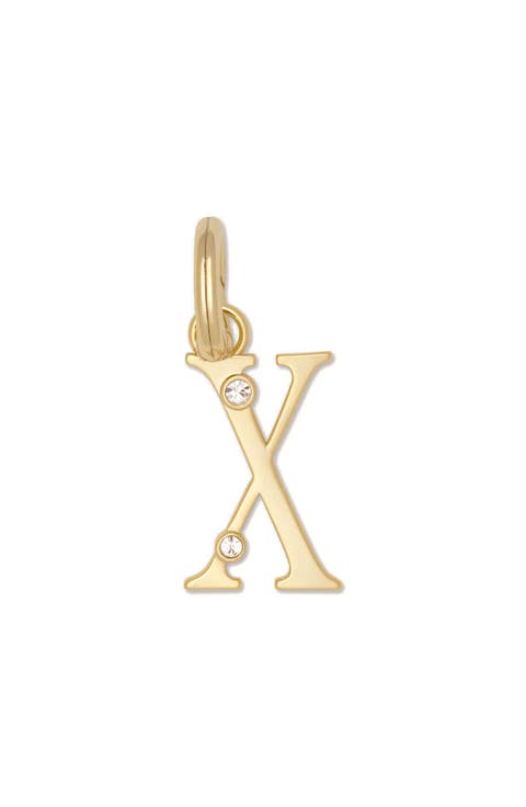 Initial X Charm