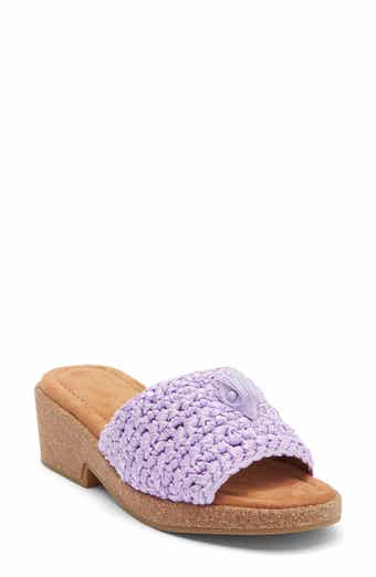 Kurt Geiger London Eagle Crocheted Slide Sandal