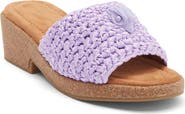 Kurt Geiger London Eagle Crocheted Slide Sandal