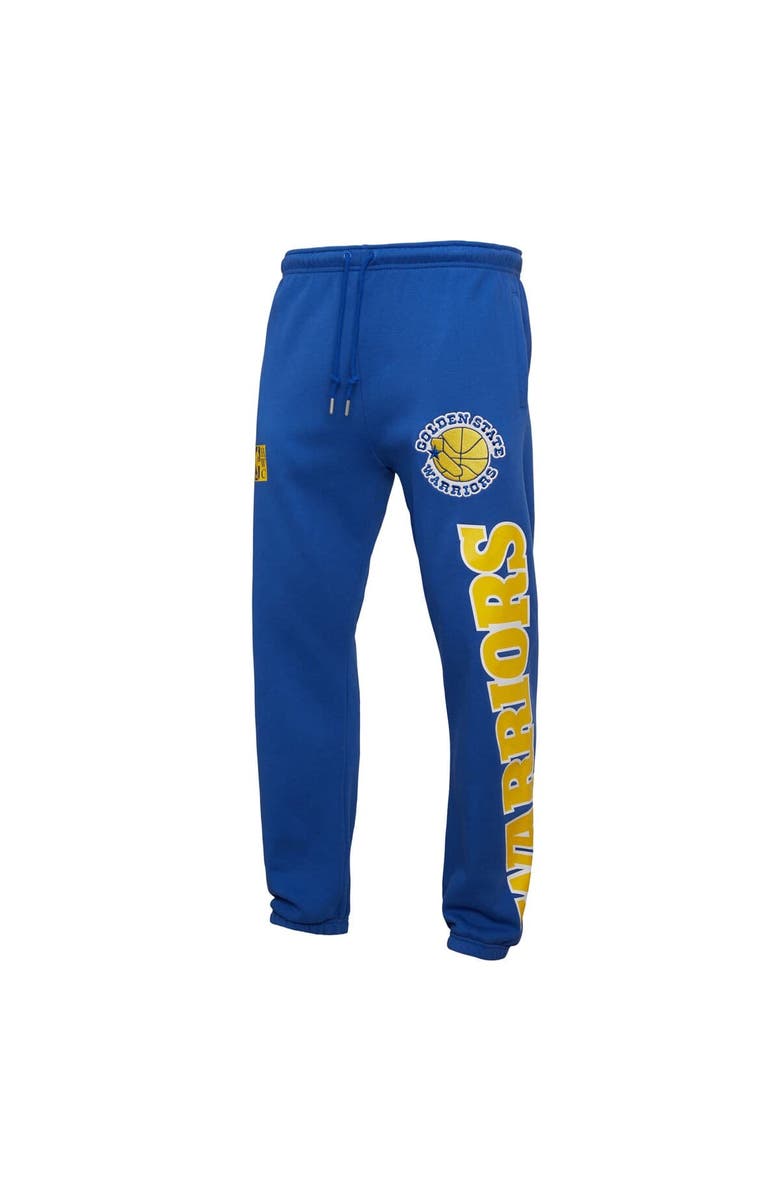 Mitchell & Ness Men's Mitchell & Ness Royal Golden State Warriors Hardwood Classics Team Origins Pants, Alternate, color, Royal