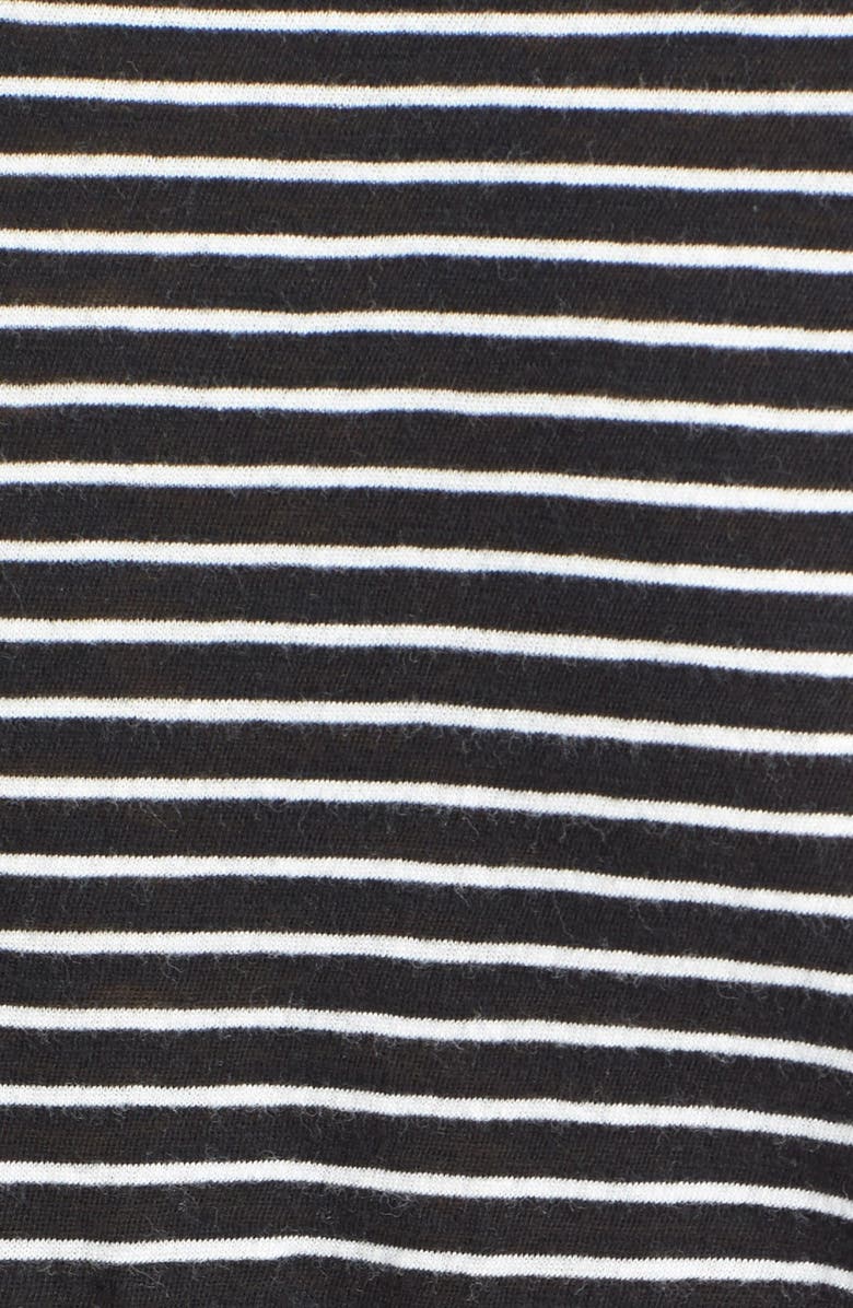 Vince Feeder Stripe Long Sleeve Tee, Alternate, color, 