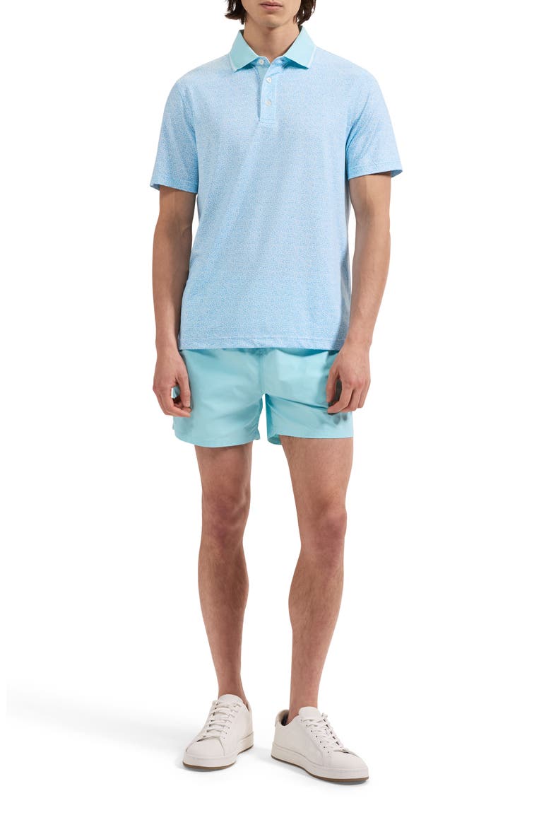 Quinn Colorblock Swim Trunks, Alternate, color, TURQUOISE