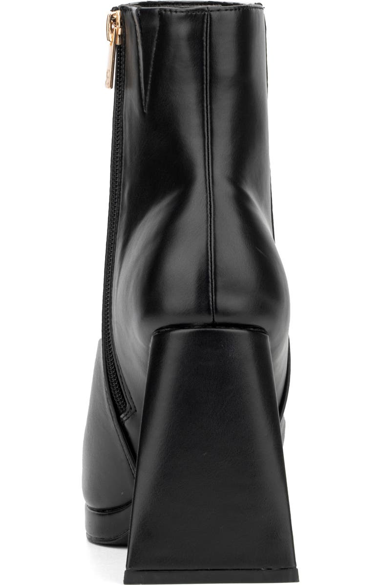 NEW YORK AND COMPANY Yolana Square Toe Bootie, Alternate, color, Black