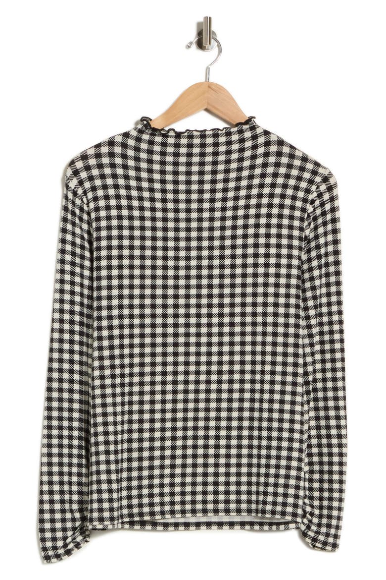 TJ Laurie Funnel Neck Top, Alternate, color, MUL-BLACK/ CREAM
