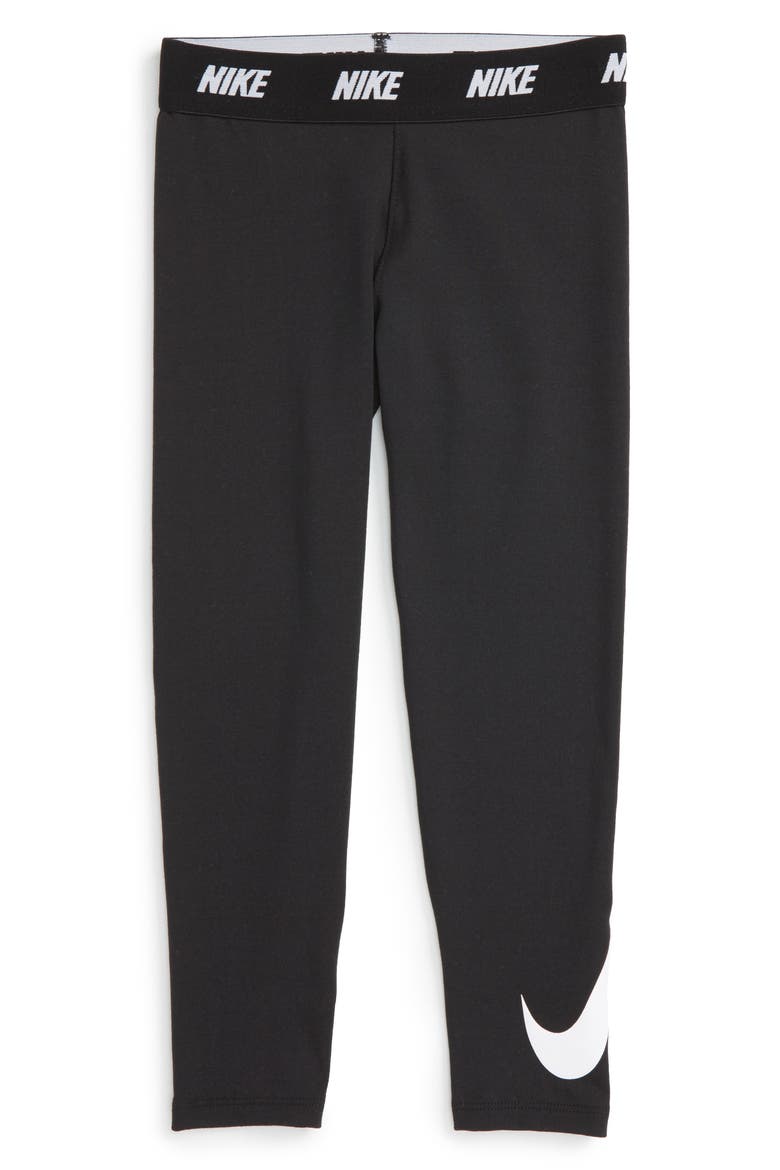 Graphic Dri-FIT Leggings, Main, color, BLACK DENIM