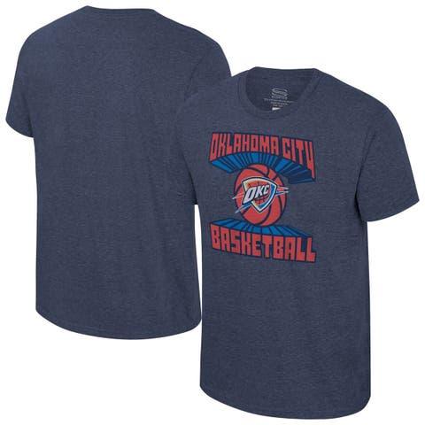 Unisex Stadium Essentials  Navy Oklahoma City Thunder Club Time Tri-Blend T-Shirt
