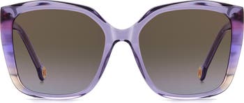 Carolina Herrera Her 57mm Gradient Square Geometric  display picture 3