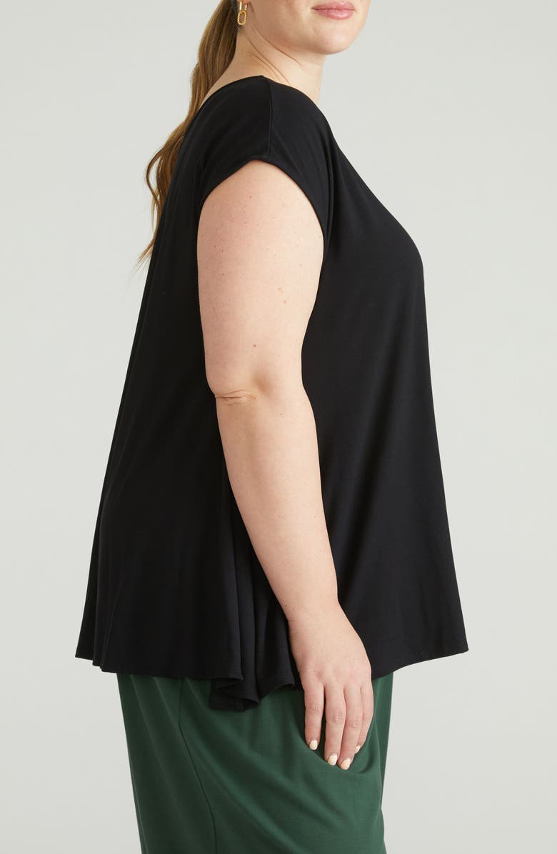 Universal Standard Heatwave Divine Jersey Top, Alternate, color, 