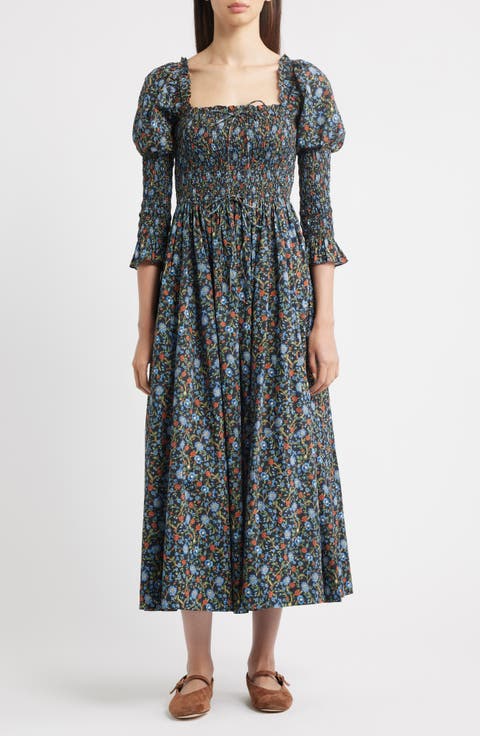 Bijou Floral Midi Dress