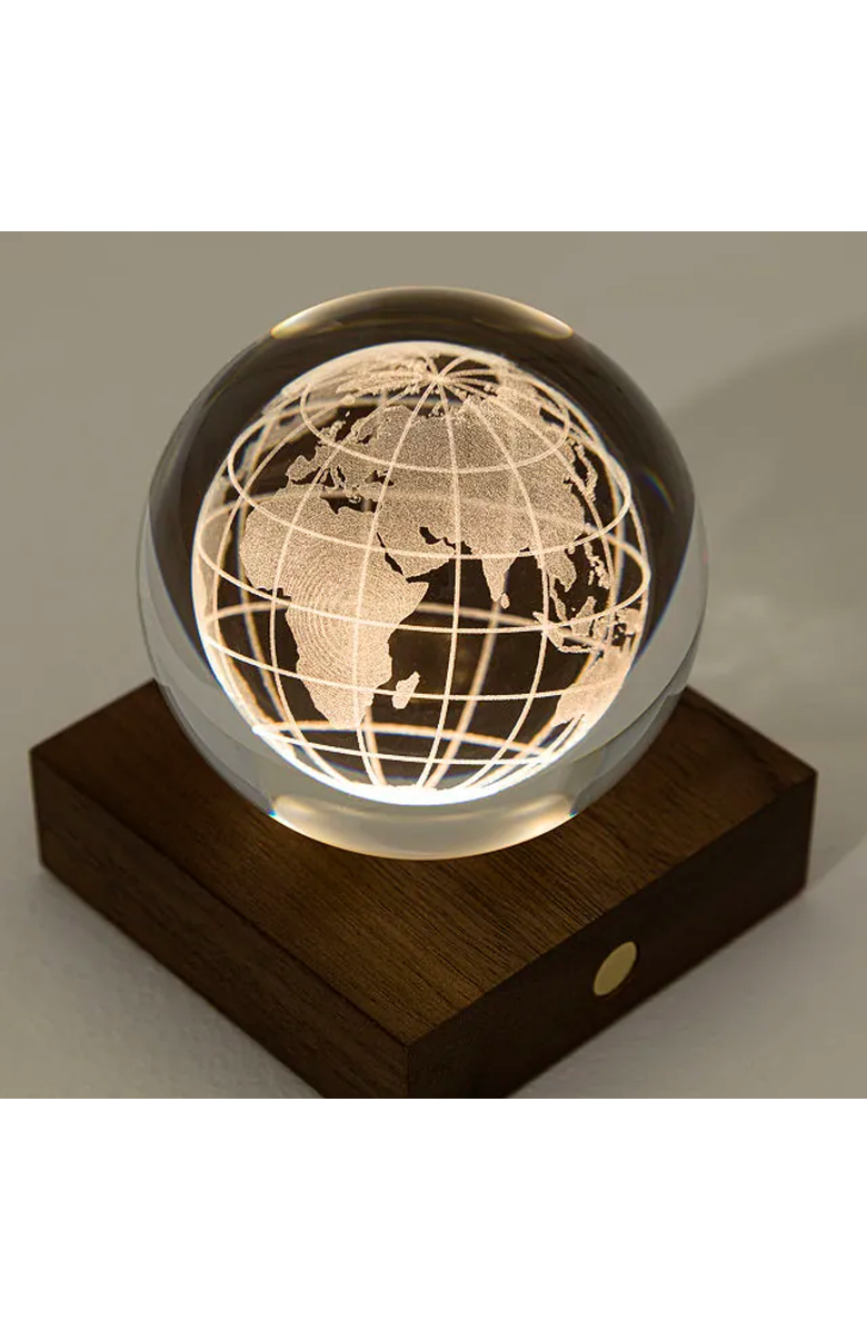 Uncommon Goods Earth Light Globe by Gingko Design, Alternate, color, 