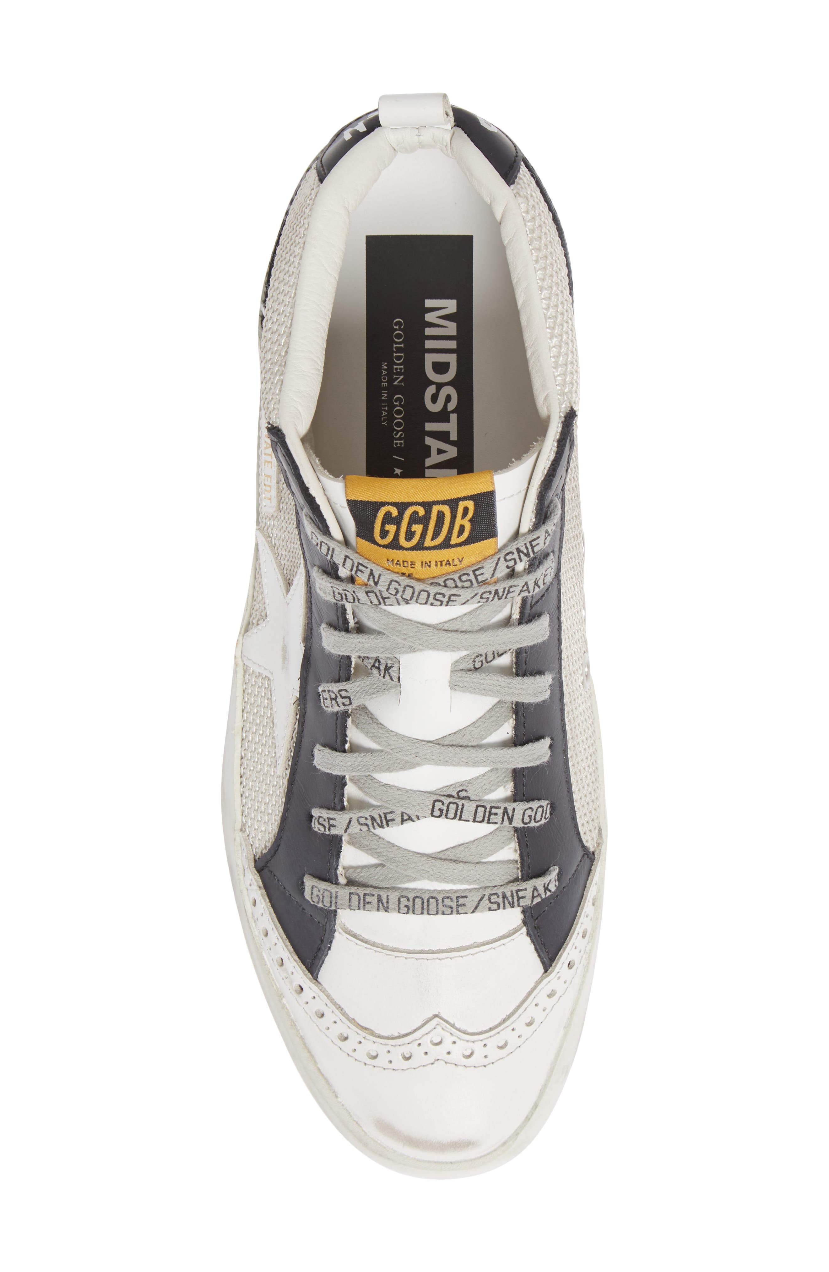 Golden Goose Mid Star Sneaker, Alternate, color, 
