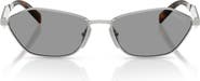 Prada 57mm Irregular Sunglasses