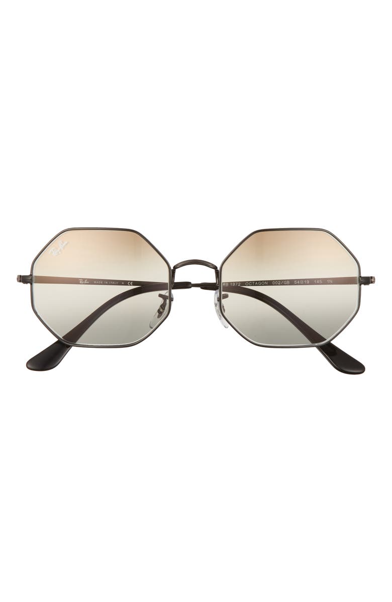 Ray-Ban 1972 54mm Gradient Octagon Sunglasses, Main, color, 