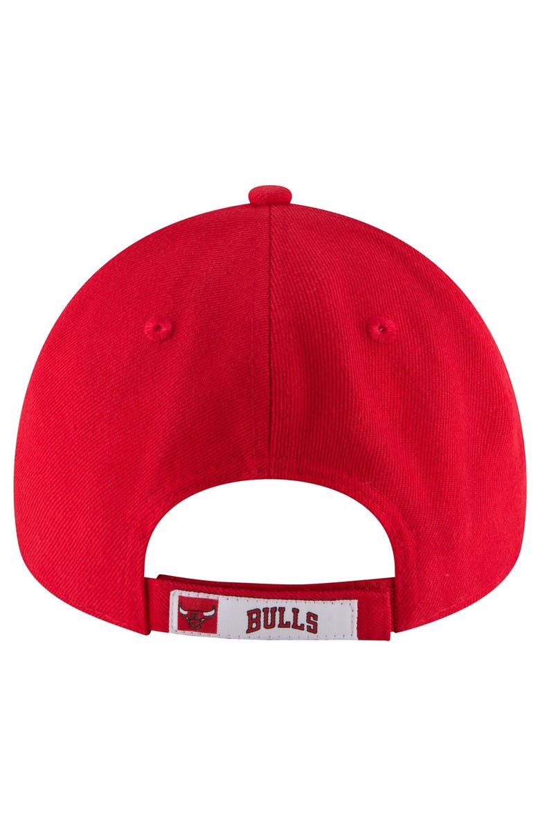 New Era Men's New Era Red Chicago Bulls The League 9FORTY Adjustable Hat, Alternate, color, 