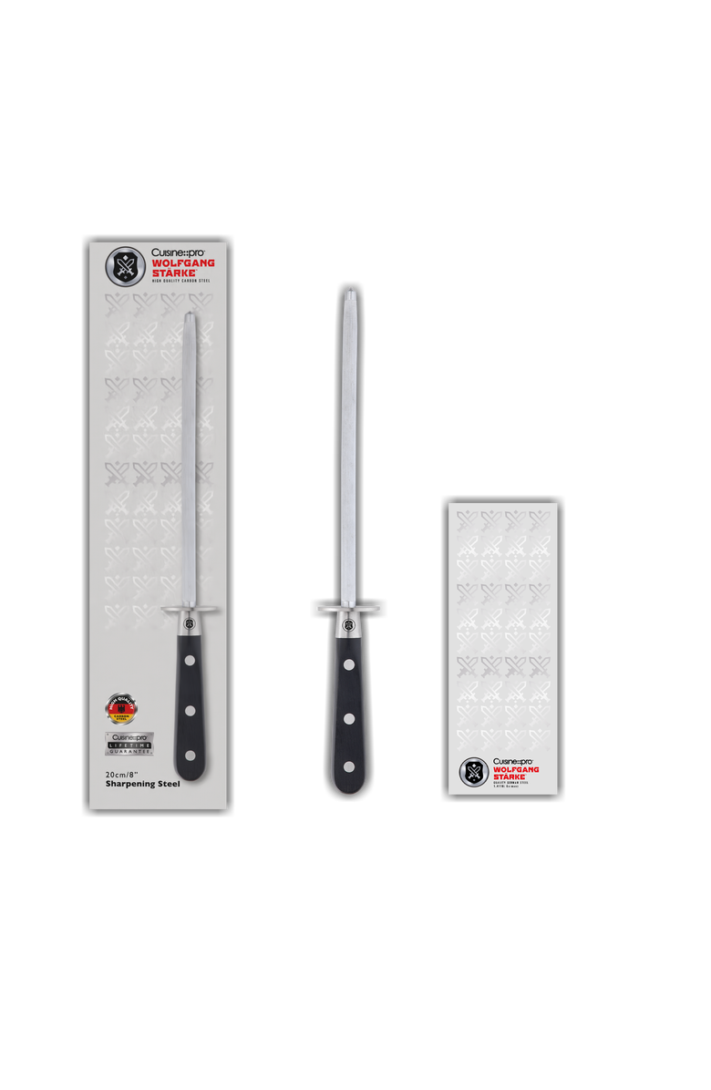 Cuisine::pro<sup>®</sup> WOLFGANG STARKE 8" Sharpening Steel, Alternate, color, Black