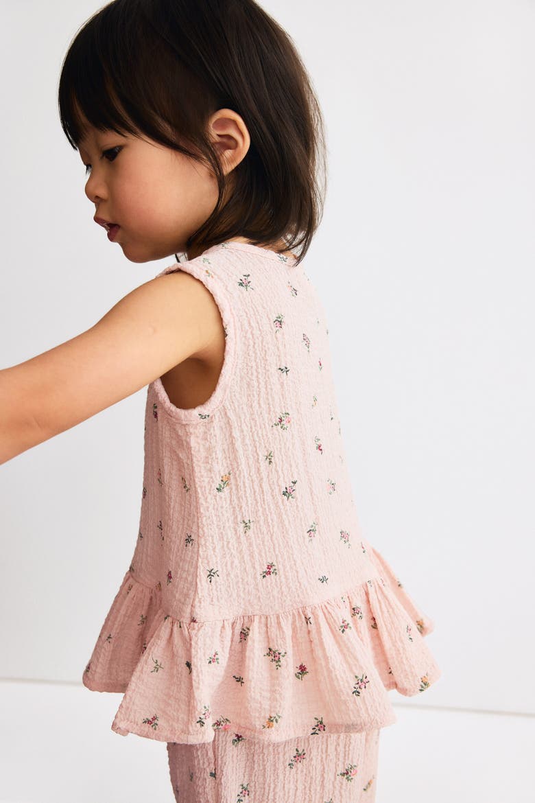 2-piece Seersucker Set, Alternate, color, Light pink/floral
