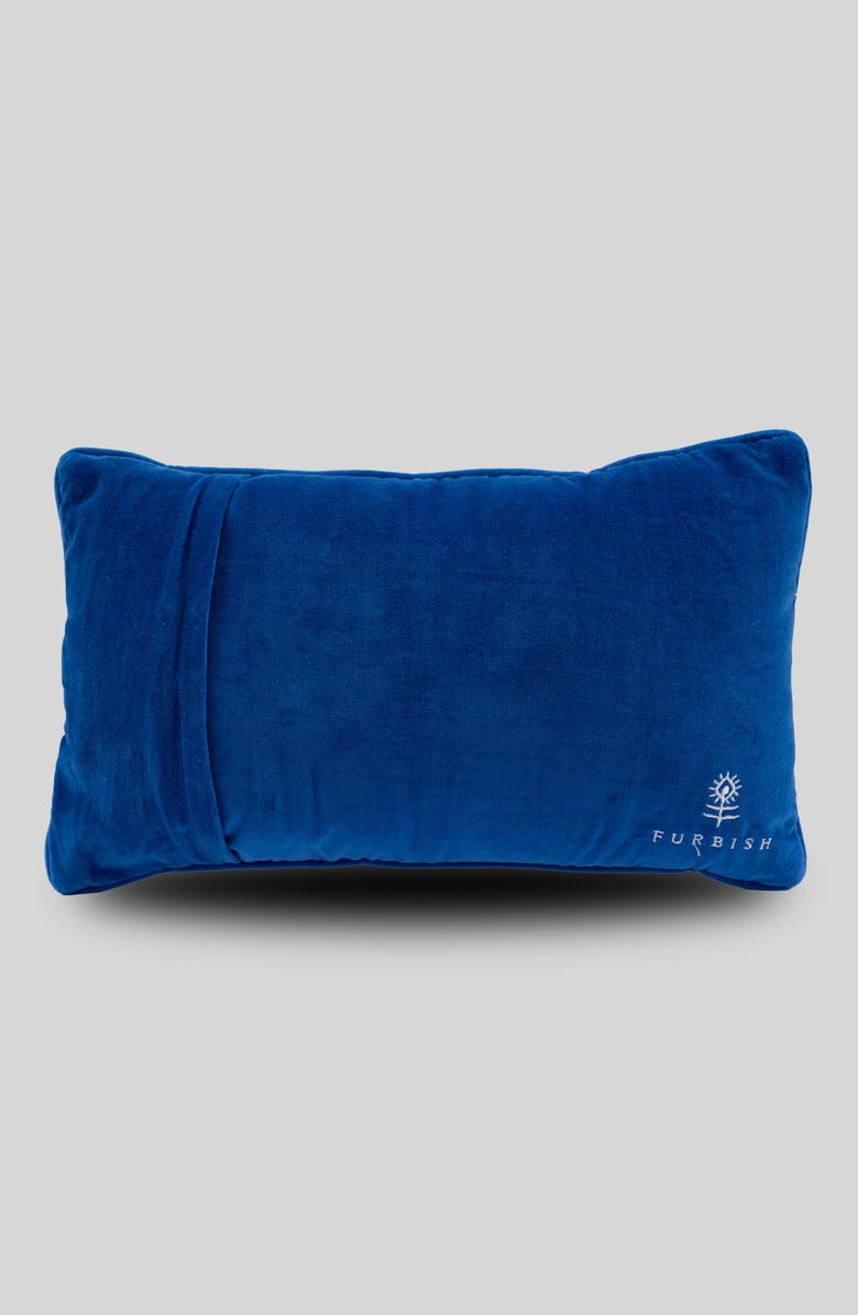 Furbish Docking The Boat Needlepoint Pillow, Alternate, color, Docking The Boat