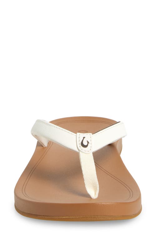 Olukai Uiki Water Resistant Flip Flop In Sand